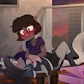 Alone Time by KittyPrint