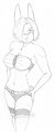 Ness Pinup Sketch by IHaveVertigo
