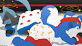 [Commission] Gaomon VS Riolu