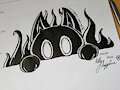 Lineart: Heartless Neko