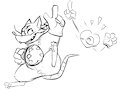 A Bunch of Mad Rat Dead Doodles