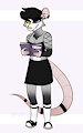 Cute Goth Opossum by caty64