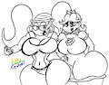 Tiny Kong and Daisy