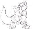Lazarus casual pose (sketch)