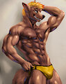 Rock Wolf by bleakcat