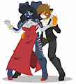 Claude and Sapphire by Nancher