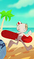 Cuphead at the Nudist Beach by Matureman3