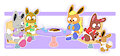 Eevee Donut Party -By ScottJames27-