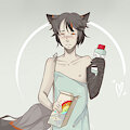 Sleepy Kitsunemimi (Gift)