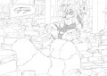 Tail Appreciation - To Sort (Lineart / Solo / Clothed) by besonik