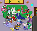 Amy's Movie Night Sleepover (Tato N Rogeichu)