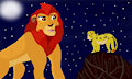 Kion telling his son off