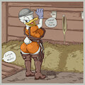Daisy Duck at work
