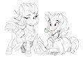 MLP - The Royal Twins by EbonyChimera