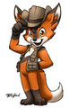 Buster, the maned wolf by bustermaru
