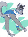 Young Jorun as schoolgirl by jorun1981