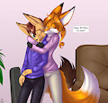 Commission: Go1den hug