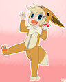 $ Eevee in Eevee clothing! by OOOeyGoooey