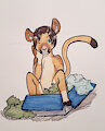 [C] He fits, therefore he sits