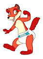 My Red Weasel Adoptable (by tato)