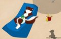 Just relaxing at the beach