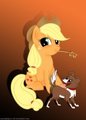 Cute Applejack by martybpix