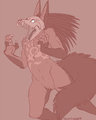 Commission - Feyalin Monochromatic Sketch