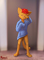 Sleepy Kitty (art) by Musuko42