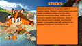 Chaos Emeralds Arc: Sticks the Badger Bio
