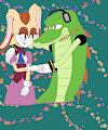 sonic coupling vectorxVanilla (commishi)