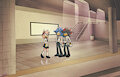 [COMMISSION] Waiting at the Subway Station by GottaGoBlastNSFW