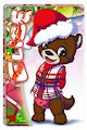 Elise's Christmas tag.