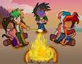 Bonfire Party by MissMagnificence
