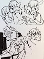 tadano and roisin -- fanart
