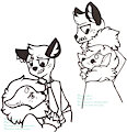 haida and yuu -- fanart