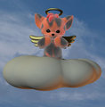 angel on a cloud by AngelFyre
