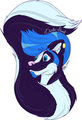 Dexterskunk tail badge