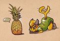 Padded Pineapple-Pouncer by RedPandaRolo