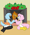Holiday Marshmallow Roasting -By NazzNikoNanuke-