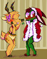 Kiss me, Santa Bun (by Devilowls)