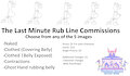 Last Minute Rub Commissions