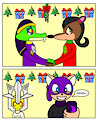 Joestripe under a Mistletoe