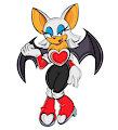 (SA2 style) Holiday Rouge by Shadow4one