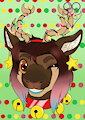 Reindeer wink