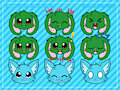 [Commission] Tsuki and Hocus Discord Emotes