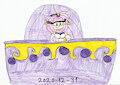 Ebonitian Princess Amy on her palace balcony