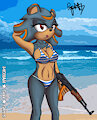 MGG: AK47 Beach Pinup by PxP