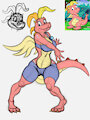 Cassie Doodles by TriasTheDinoArtist