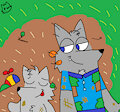 Rolling in the dirt. by PizzaWolf