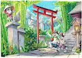 A Hidden Shrine by pandapaco